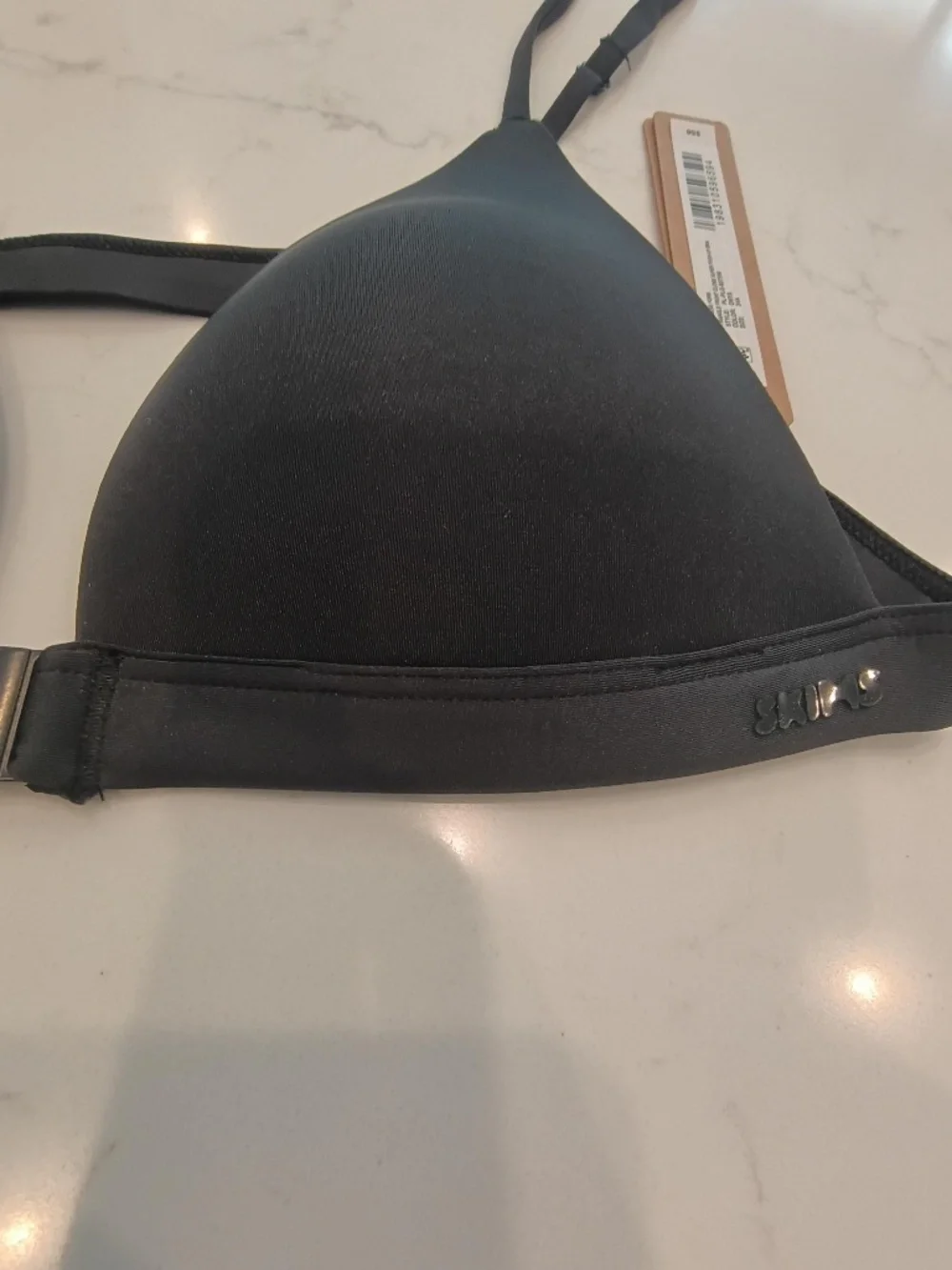 SKIMS 34 A Triangle Front Close Super Push-Up Bra Onyx NWT - Picture 3 of 7